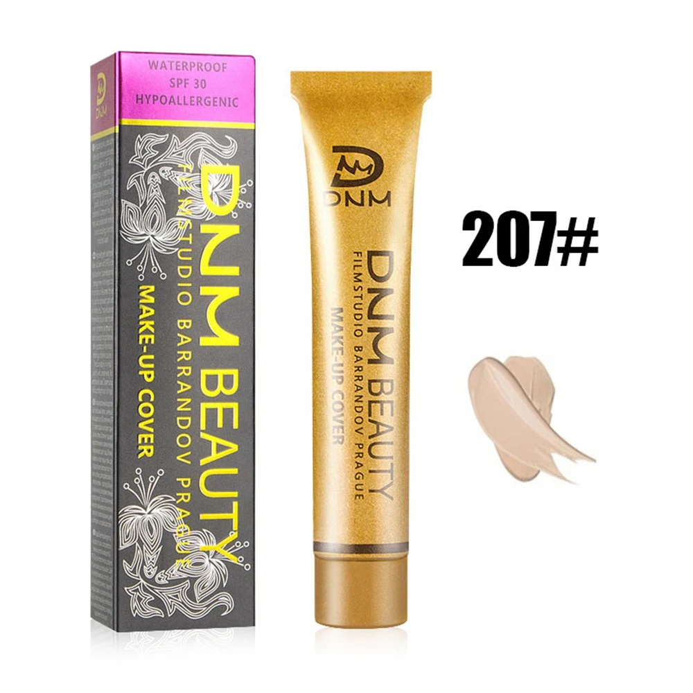 4 цвета консилер леди девушка макияж лица профессиональный Pockmark Шрамы Акне тонкие линии покрытие Гладкий укрыватель косметика для лица Косметика - Цвет: Gold 207
