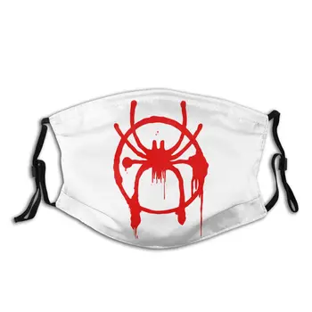 

Spiderman Adult Reusable Face Mask with Filter Anti Bacterial Dust Mask Respirator Mouth Muffle