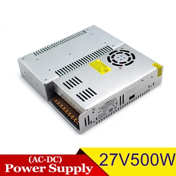 

DC27V Switching Power Supply DC 27V 500W Power Source SMPS For LED Lighting Advertisement CNC Router Stepper Motor