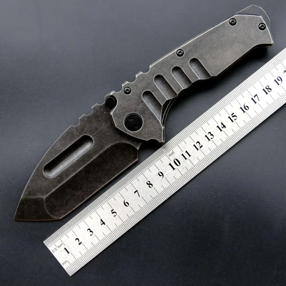 MDF-3 складные ножи с лезвием, вымытый камень, стальная ручка, 440 лезвие, Охотничий Тактический нож, Походный нож, инструменты для повседневного использования - Цвет: d