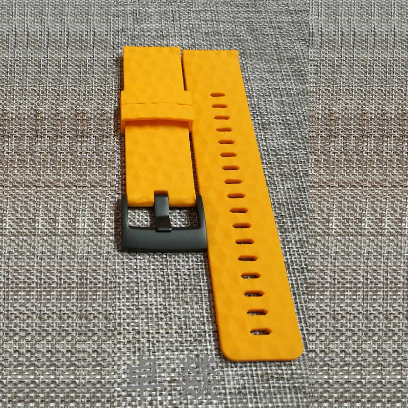 orange black buckle 24 мм силиконовый ремешок для часов Suunto9 Spartan Sport HR Watch Band Suunto 9 Baro Quick Release Strap Rubber ремешок для часов - Цвет ремешка: orange black buckle