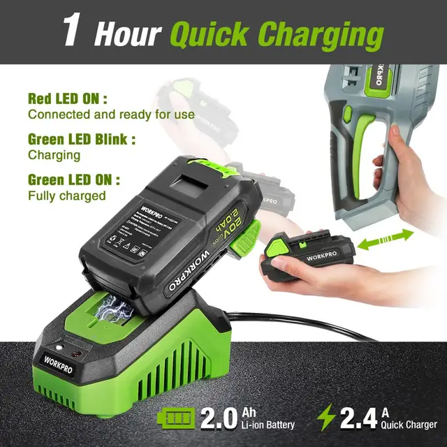 Аккумулятор workpro 20v