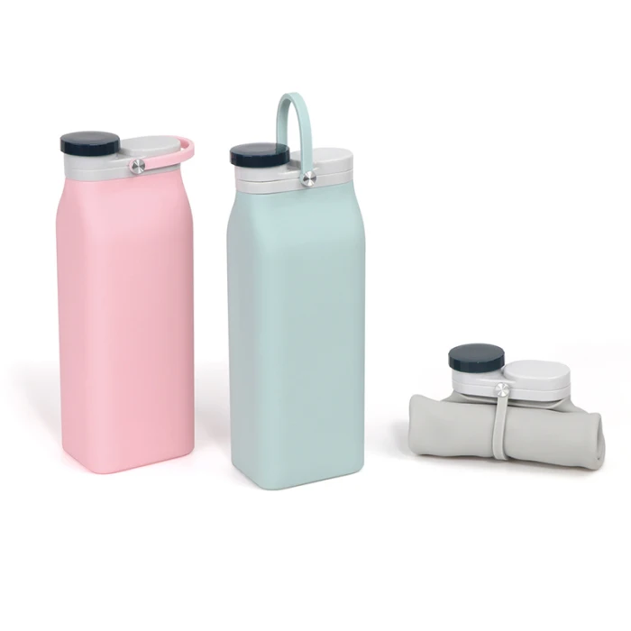 600ml Outdoor Silicone Collapsible Cup Tourism Tourism Supplies Sports Bottle@LS