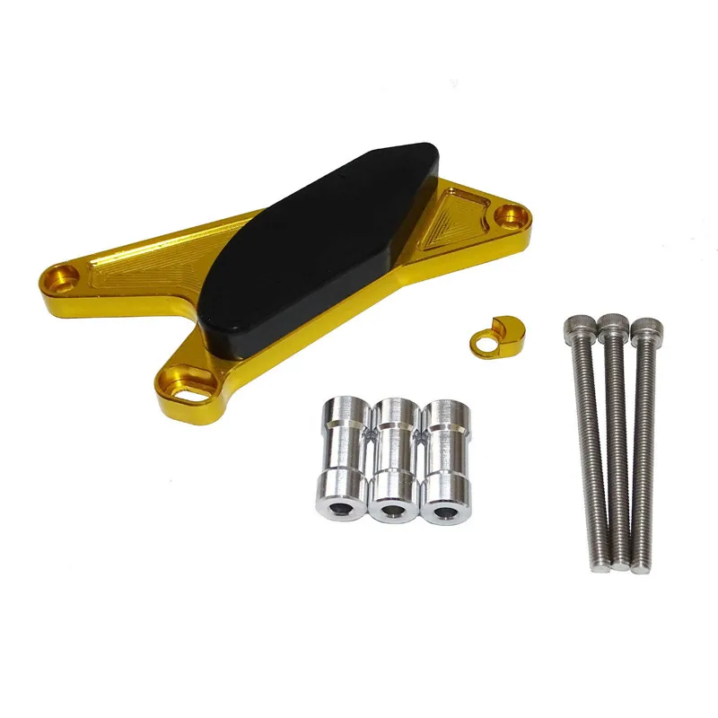 Waase для Suzuki GSXR600 GSXR750 GSXR 600 750 2006 2007 2008 2009 2010 слева от поломок двигателя тормозные колодки Рамка слайдер протектор - Цвет: Gold