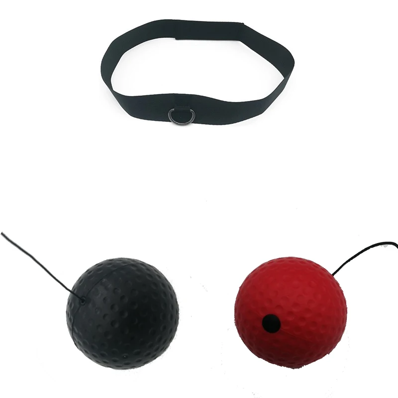 2PU(red-black)-B 2 шт боксерский боксер Sanda с креплением на голову, спортивное оборудование Muay - Цвет: 2PU(red-black)-B