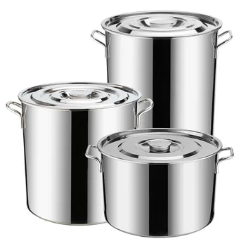 

Commercial Soup barrel Stainless steel bucket soup pot stew pot milk barrel kitchen restaurant Hotel cookware cooking hotpot