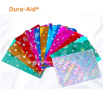 

100/500PCS Open Top Printed Aluminum Foil Plastic Package Bags Vacuum Pouches Food Storage Heat Seal Mylar Bag