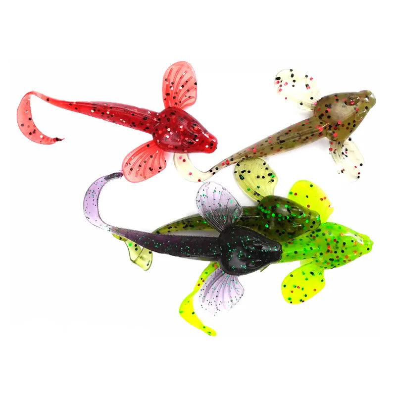 Fish-shaped Soft Fishing Lures 6PCS/Lot Long Tail   Soft Lure Long   Fishing Lure Artificial Bait