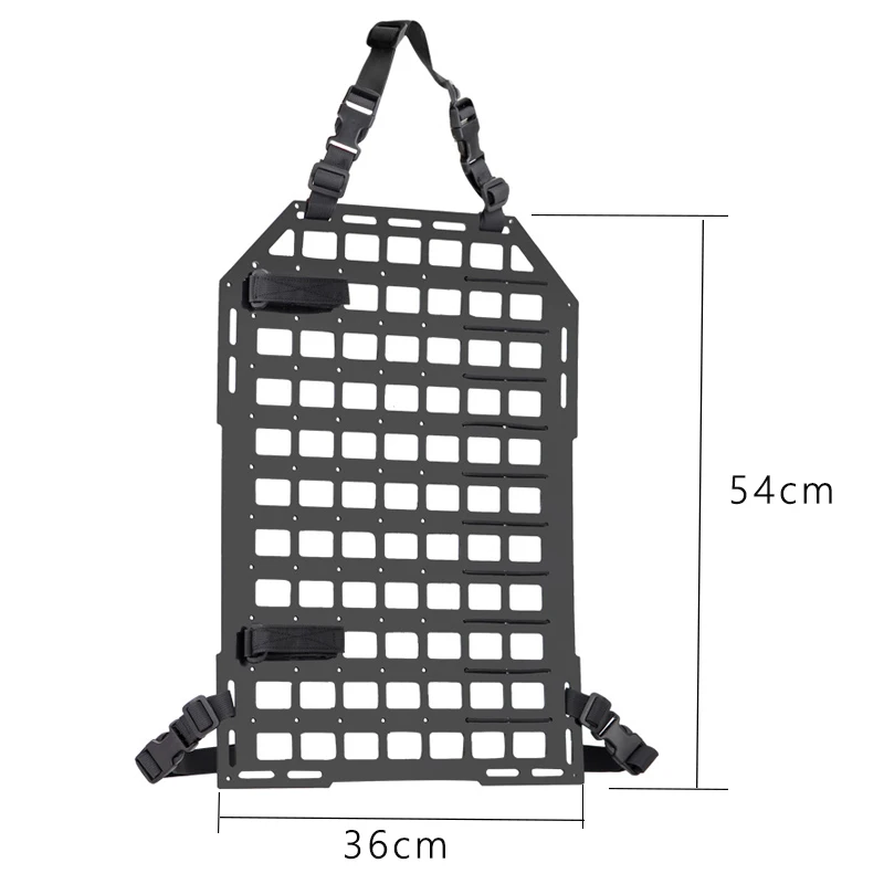 Тактический Органайзер на заднее сиденье автомобиля жесткая панель вставки Молл