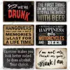 Putuo Decor Drink Vintage Metal Plaque Tin Sign Funny Beer Drinker Wine Lover for Bar Pub Club Kitchen Home Man Cave Wall Decor ► Photo 3/6