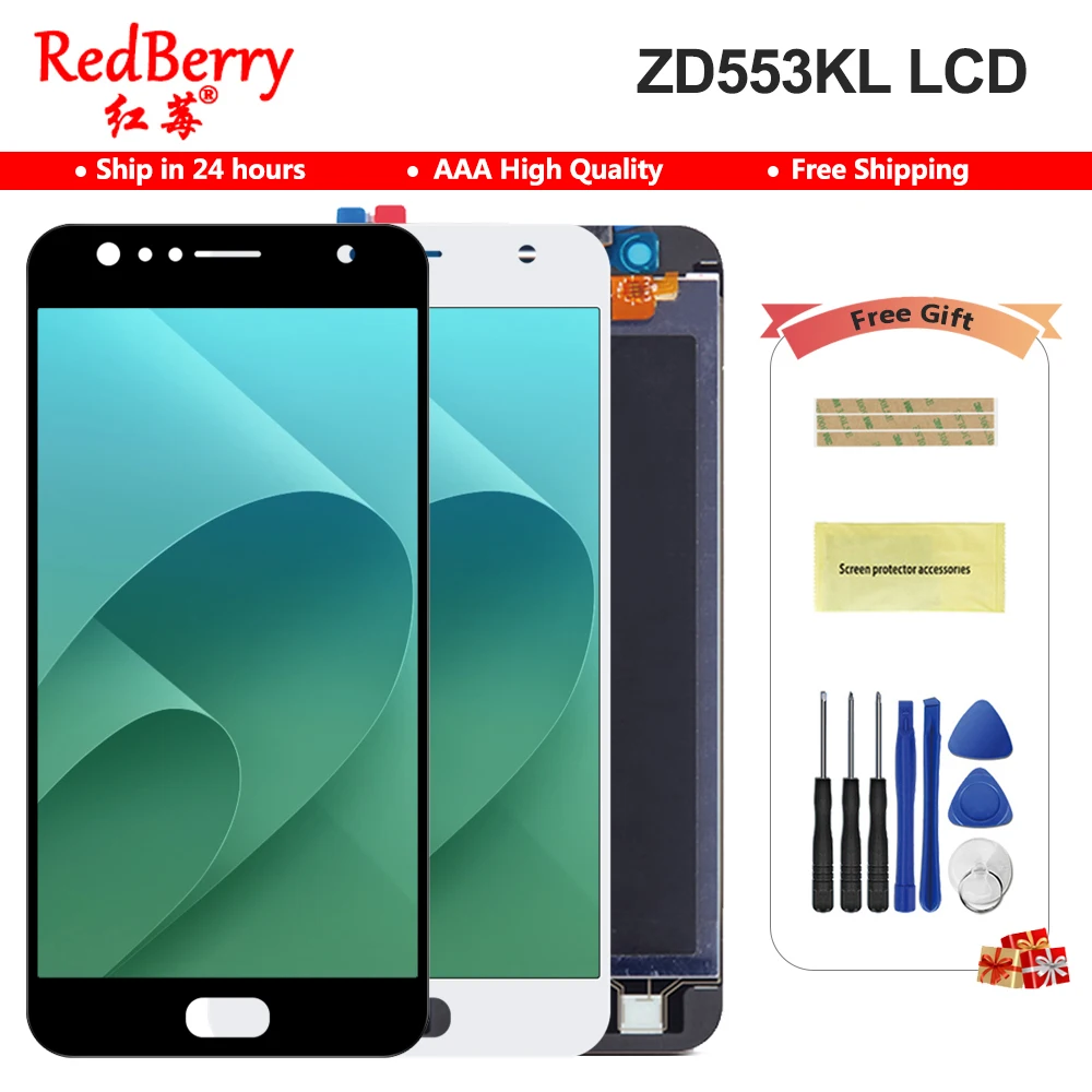 5 дюймов для Asus Zenfone 4 Selfie ZD553KL X00LD ЖК-дисплей панель сенсорный экран дигитайзер