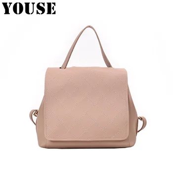 

YOUSE Brand 2020 New Multi-functional Fashion Women's Casual Soft Leather Travel Backpack Lady Bags Multi-color Optional New