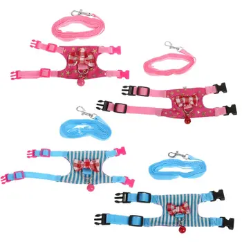 Criceto Coniglio Harness Guinzaglio Set Per Furetto Cavia Piccolo Pet Cinghia Della Cassa