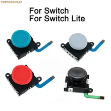 Mando analógico 3D para Nintendo Switch, repuesto de sensor para Joy Con, negro, azul, rojo y blanco, 1 unidad