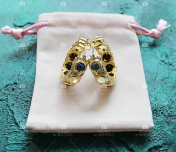 

2020 Limited Brincos Para As Mulheres Earings The Role Ofing Is Tasted Byzantine Series Dark Litmus Test Crystal Gem Earrings