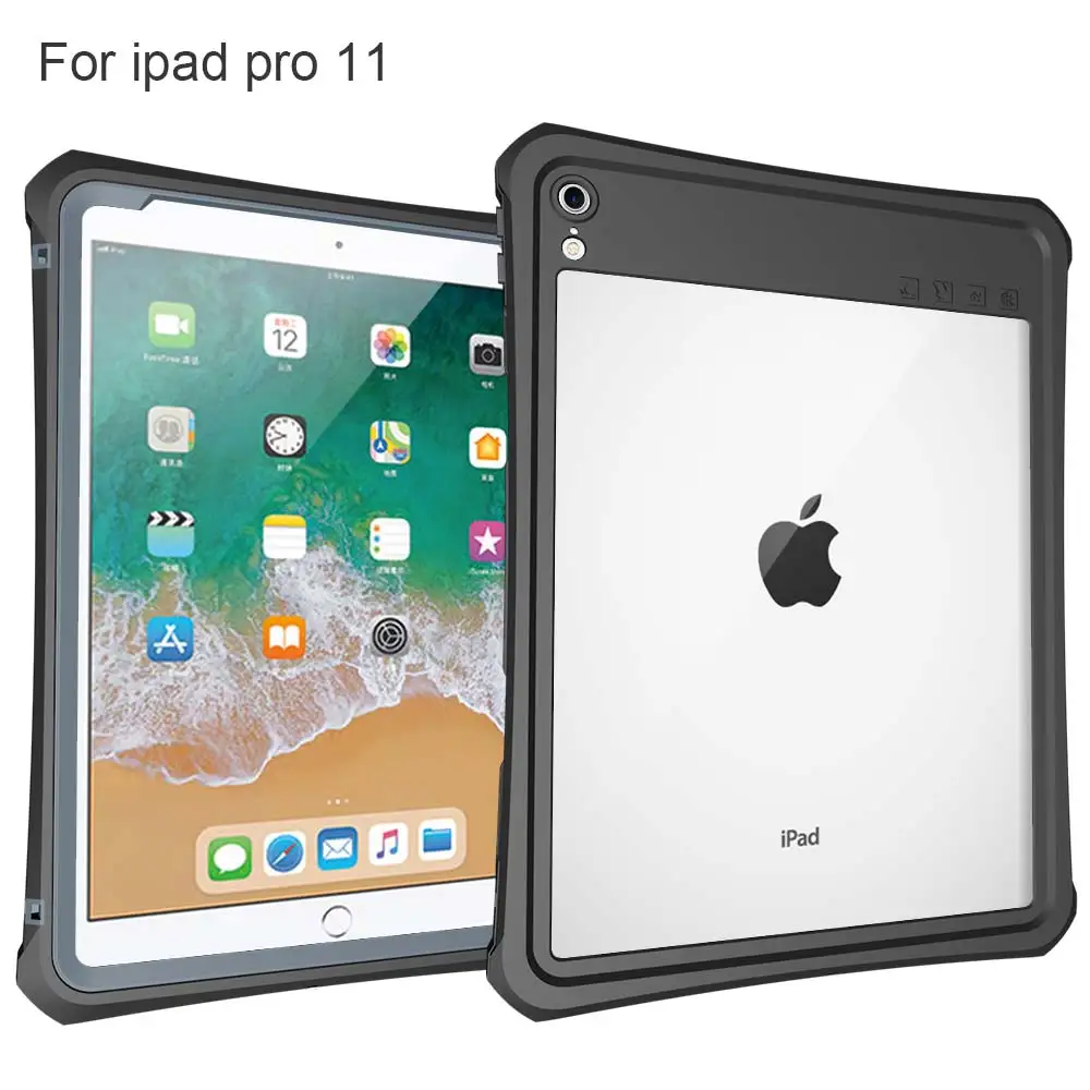Водонепроницаемый чехол Обложка для iPad Pro 10,5 9,7 дюймов чехол с карандашом держатель мягкий термополиуретановый силиконовый чехол для iPad Mini4 5