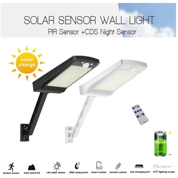 

garden lamp led solar outdoor Motion Sensor Wall Light for 3 Mode Waterproof with Bracket Motion Sensor flood Light