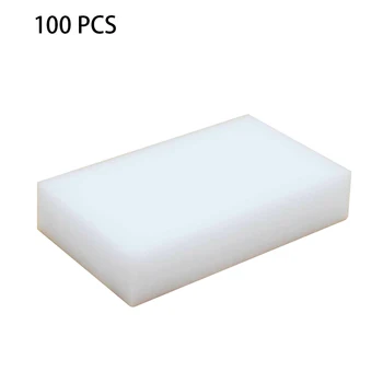 

Eraser Bathroom Pads Practical Magic Reusable Sponge Office Car Wash White Decontamination Cutable Kitchen Cleaner