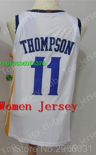 for Women A+++ качество для взрослых женщин#11 Клай Томпсон 23 драймон Грин 0 demarus Cousins 9 Andre Iguodala Jersey Golden State - Цвет: for Women