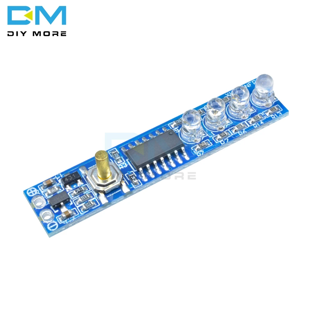 

3S Lithium Battery Capacity Indicator 3 Serial LED Indicator Display Module Board Power Level For 18650 Lithium Battery DIY Kit