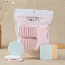 20 шт. Влажная и сухая губка для макияжа, пудра пуховка Тональная основа косметический для лица губки, мягкий порошковый спонж для BB Кремовые румяна