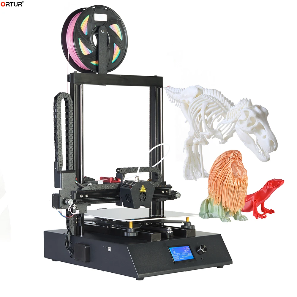 Высокоточный 3D принтер Ortur 4 большой размер Marlin 2,0 с открытым исходным кодом материнская плата отключение питания обновление легко Biuld линейная направляющая