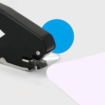 

Metal 5mm R5 Round Hole Punch ID Business Credit Card Photo Paper Puncher Plier CORA