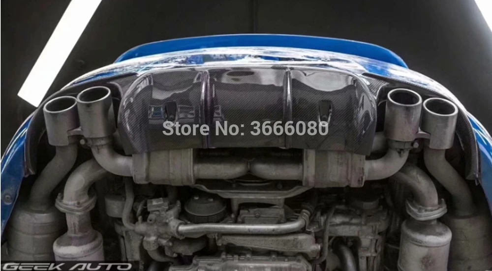 Для Porsche 911 991,1 GT3 VRX style 2012 2013 углеродное волокно задний бампер для губ задний спойлер протектор