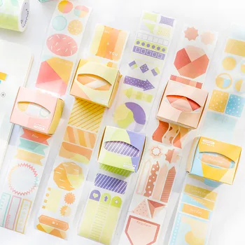 

45mm kawaii Washi Tape Colorful Wide Decorative Tape TO DO LIST Memo Sticker Label Paper washi Tape Scrapbooking Masking Tape