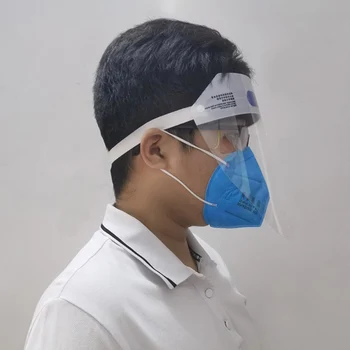 

2PCS Transparent Safety Face Shield Full Face Cover Protective Film Tool Facility Maintenance & Safety