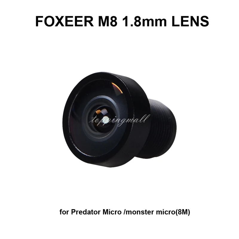 Foxeer запасная камера Широкоугольный объектив 1,8 мм M8 объектив/5MP 1,8 мм 2,5 мм/2,1 мм/Mix 2 для стрел/хищника/микро камеры