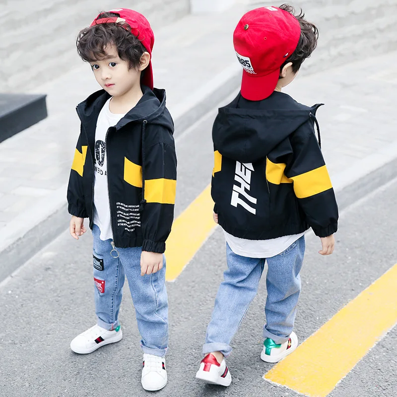 

Childrenswear BOY'S Coat 2020 Spring Children Western Style Spring Clothing Boy Spring And Autumn Children Trench Coat Fashion S