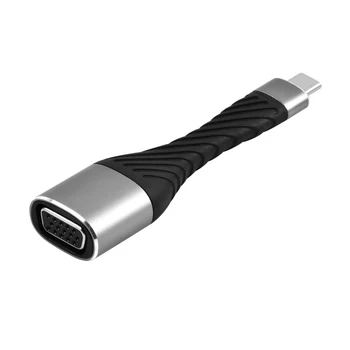 

Type-C to VGA Adapter, Audio And Video Converters For Mobile Phones Laptops With Large Screen 1080P 60Hz HD