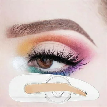 

Adjustable eyebrow seal natural eyebrow makeup tool rotation three types of eyebrow shape simple makeup tool