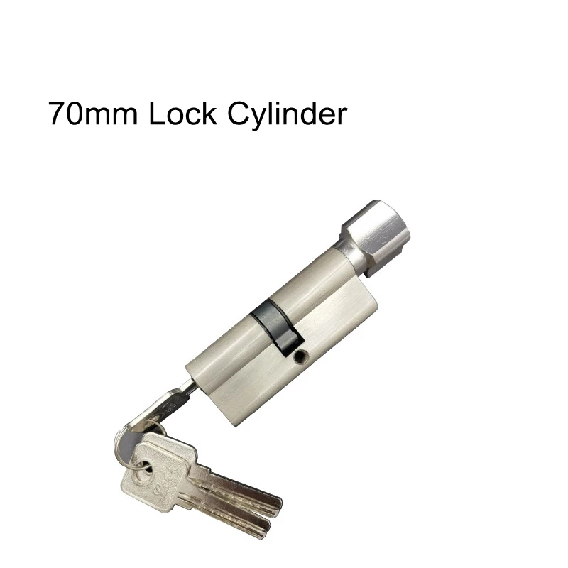 

Door Cylinder Biased Lock 70 90mm Cylinder AB Key Anti-Theft Entrance Brass Door Lock Lengthened Core Extended Keys