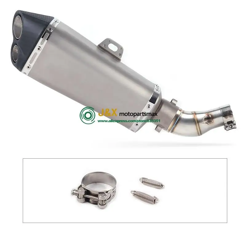 MT-03 MT03 мотоцикл глушитель трубы среднего звенья трубы Escape для YAMAHA YZF-R3 R3 R25 R30 слипоны