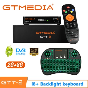 

GTMEDIA GTT2 TV BOX I8+ keyboard teclados gaming 4K Android 6.0 UHD set top box RGB backlight DPI Youtube WIFI Amlogic S905D
