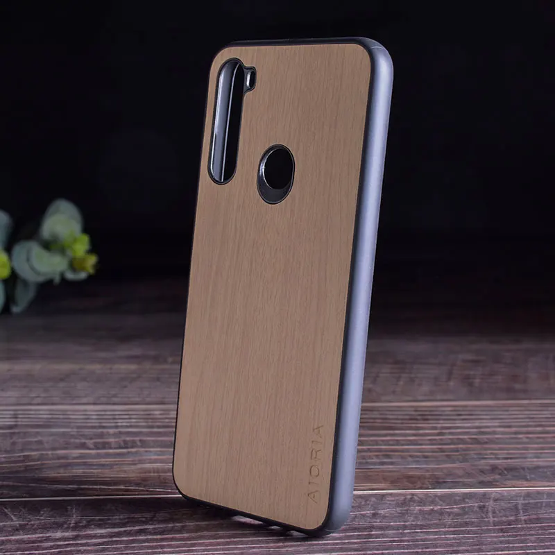 Beige Чехол с изображением дерева для Xiaomi Redmi Note 8 T, мягкий ТПУ, силикон, Жесткий ПК, дерево, искусственная кожа, Чехлы, чехол для Redmi Note 8, чехол - Цвет: Beige