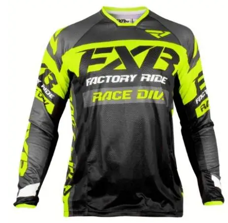 DH moto cross MX FXR Manica Lunga MTB Jersey Cross-кантри moto In Sella A Горные Джерси mtb Jersey moto cross - Цвет: Коричневый