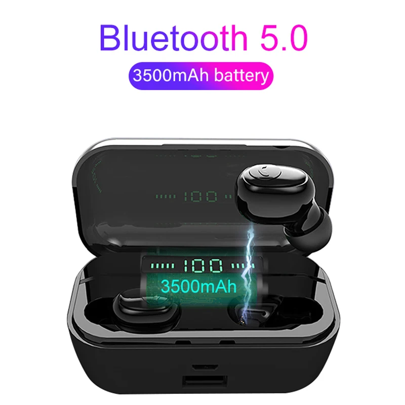 Bluetooth наушники G6s TWS беспроводные 5 0 свободные спортивные бас Водонепроницаемая