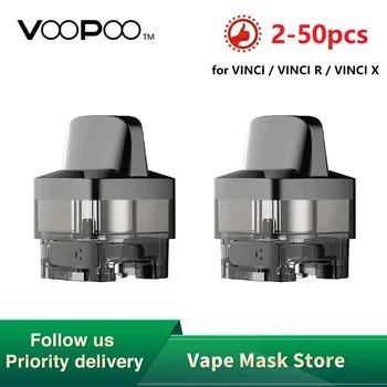 

2-50pcs VOOPOO VINCI Replacement Pod Cartridge 5.5ml Capacity for VOOPOO VINCI Mod / Vinci X Pod Kit E-cigarette Vape Cartridge