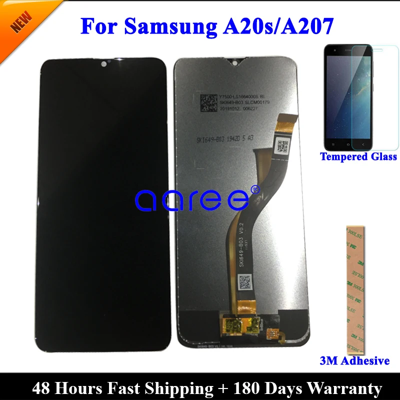 ЖК-дисплей для Samsung A20S LCD A207F/DS A207 ЖК-экран сенсорный дигитайзер в сборе | Мобильные