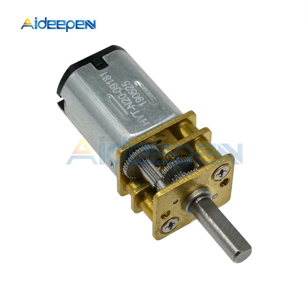 GA12 N20 DC 3V 6V 12V многотипный микро мотор редуктора Низкая скорость замедление