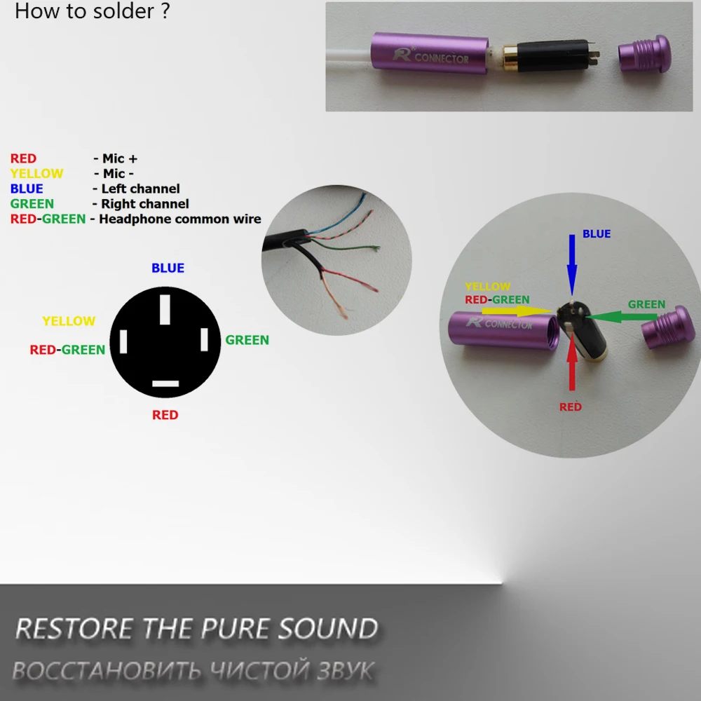 10 шт. алюминиевые 4 полюсные разъёмы 3 5 мм|4 wire|earphone connectorsaluminum wiring connectors |