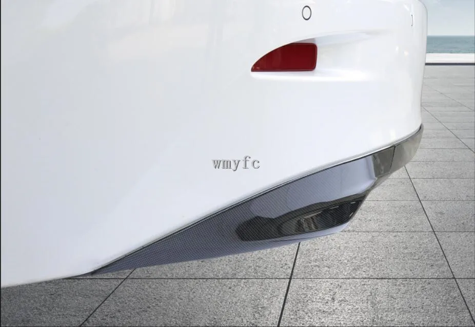 Для Mazda 3 Axela Накладка заднего бампера Модифицированная яркая Накладка бампера углеродная пайка украшения