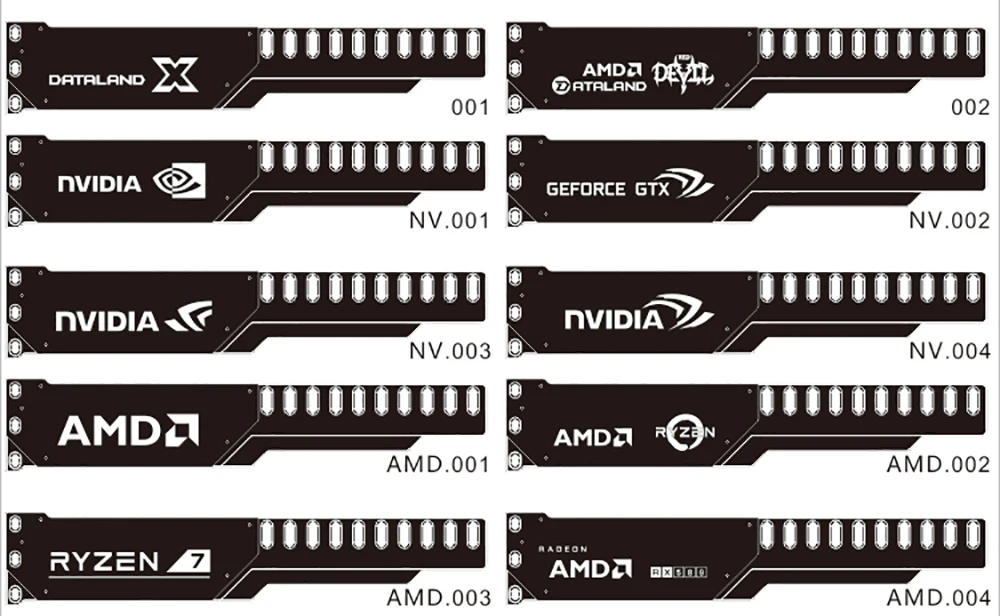 Настройка универсальная RGB AURA графическая видеокарта GPU освещение крепление анти изгиб Jack рамка для ПК MSI GIGABYTE ASUS