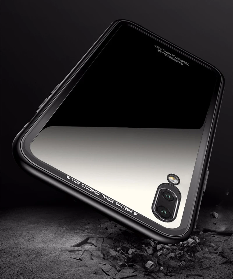 Магнитный адсорбционный металлический чехол для телефона для Xiao mi Red mi Note 7 5 6 Pro 6A mi 9 8 lite mi 9 SE POCO F1 закаленное стекло Магнитная крышка