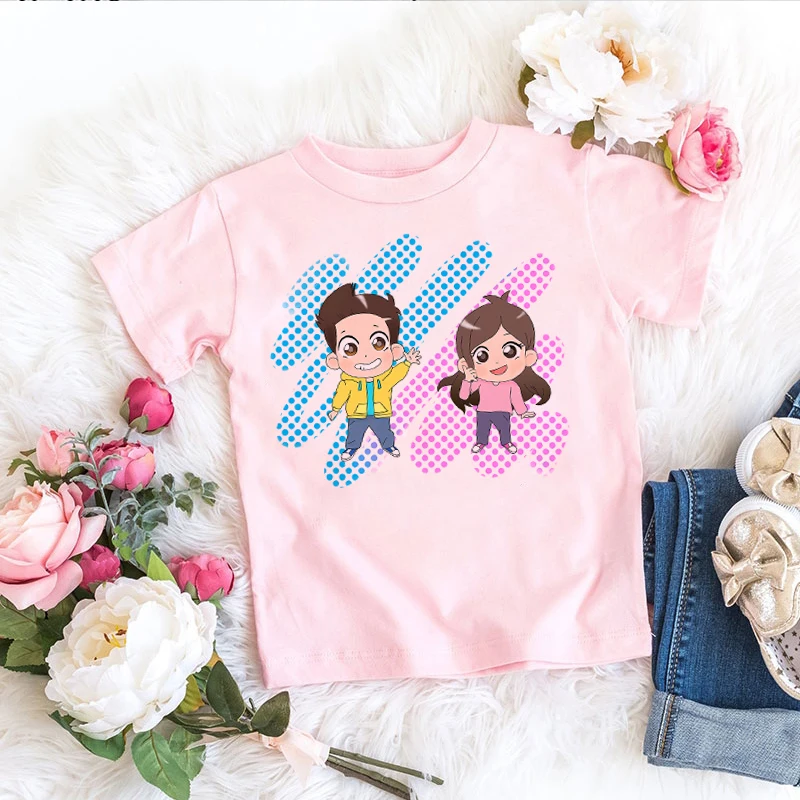 Kawaii Me Contro Te Children's Print Graphic T-Shirt – Short Sleeve Kids' Top