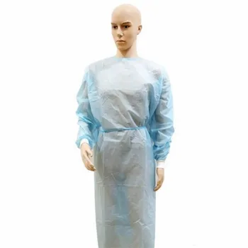 

DHL shipping Disposable Isolation Gown One Time Protective Suit Safety Coveralls Clothing Non Woven Fabric Hazmat Protection Clo
