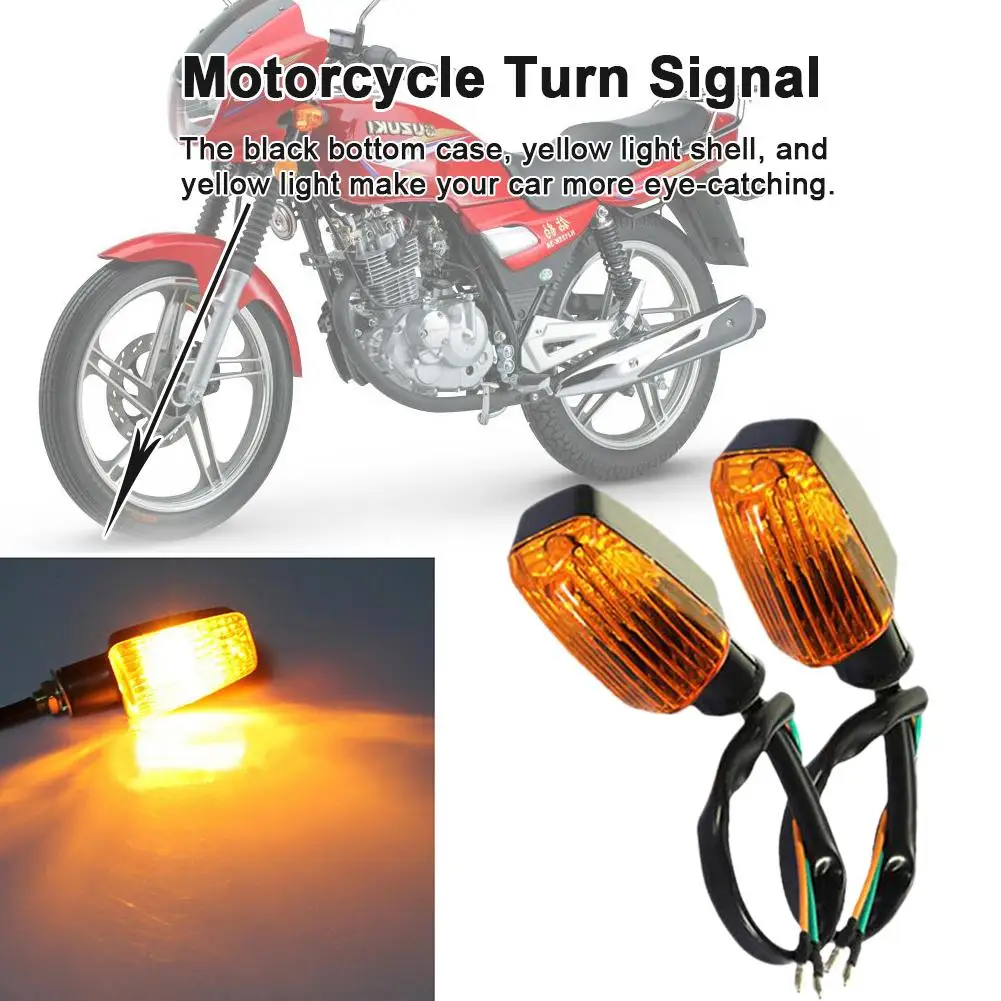 

12V Motorcycle Turn Signal LED Indicator Light Front Back Flashing ATV SUV CG125 GN125 Motorcycle Accessories For Hakushi Suzuki